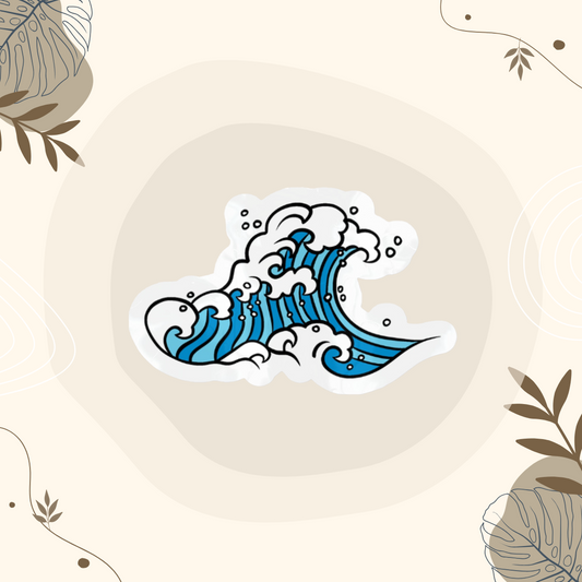 Pack 3 stickers Vagues