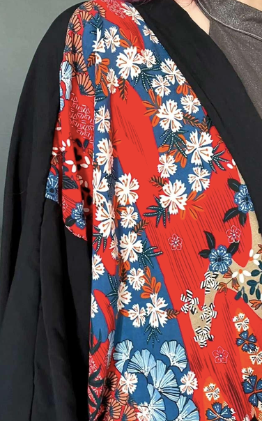 Kimono Jardin Rouge