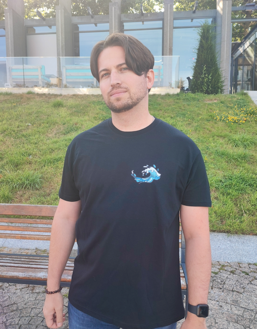 T-shirt Vague Belharra motif couleur