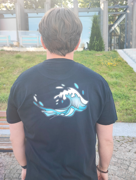 T-shirt Vague Belharra motif couleur