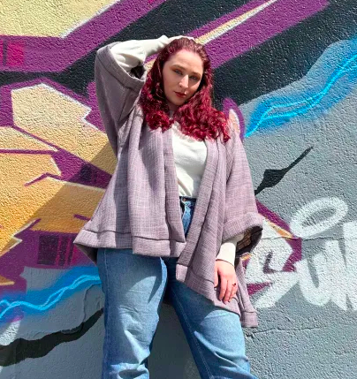 Kimono Texture Mauve