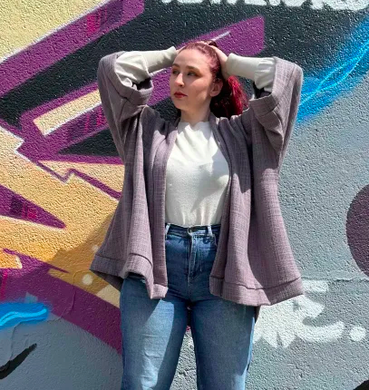Kimono Texture Mauve