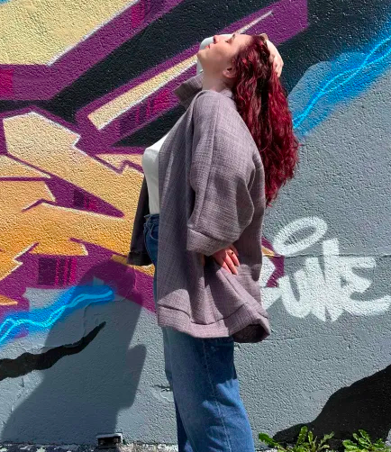 Kimono Texture Mauve