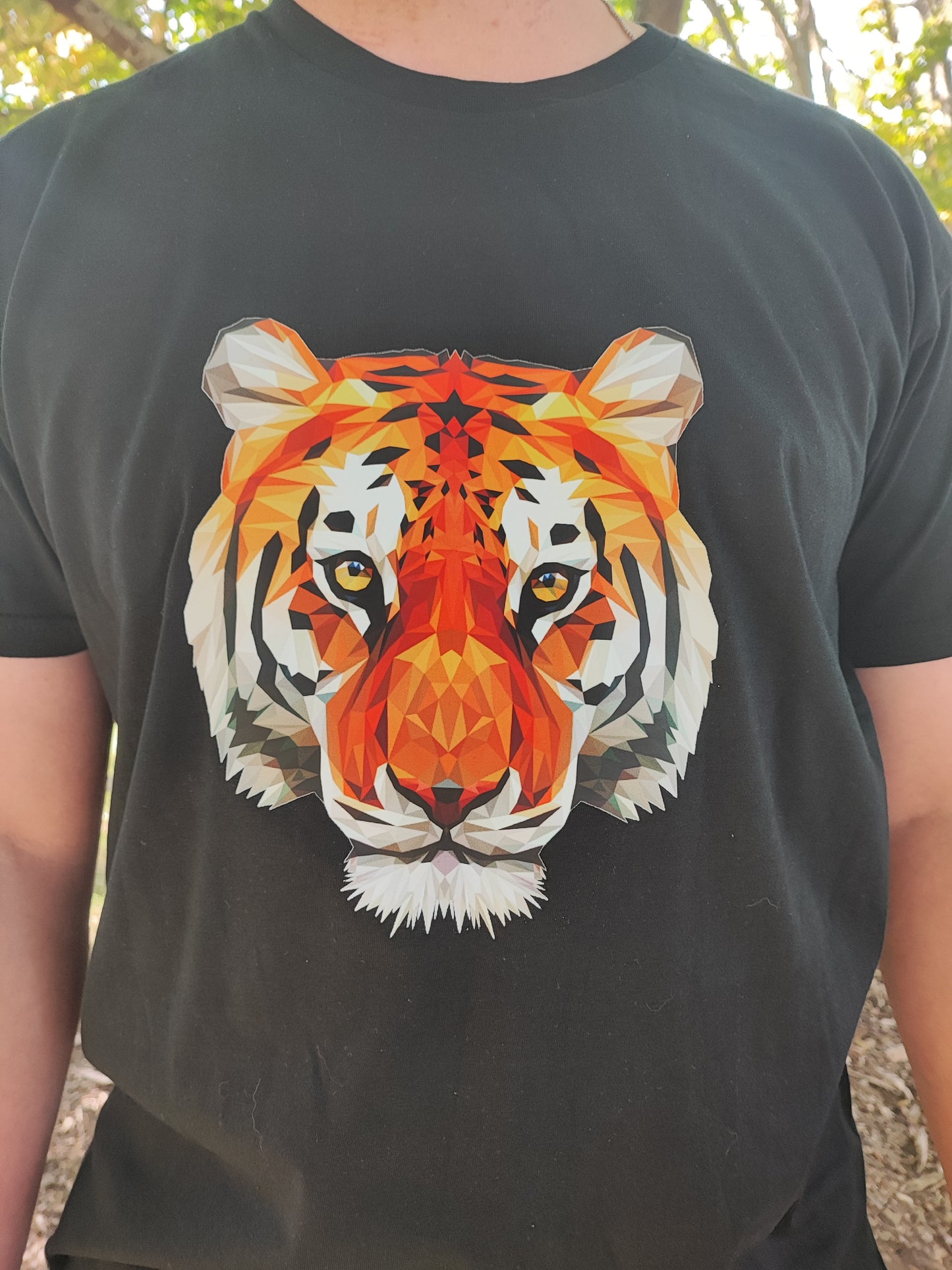 T-shirt Tigre Low Poly