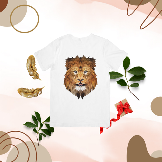 T-shirt Lion Low Poly