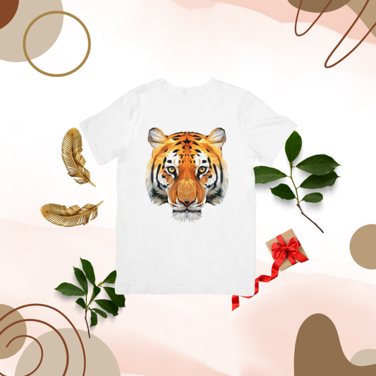 T-shirt Tigre Low Poly