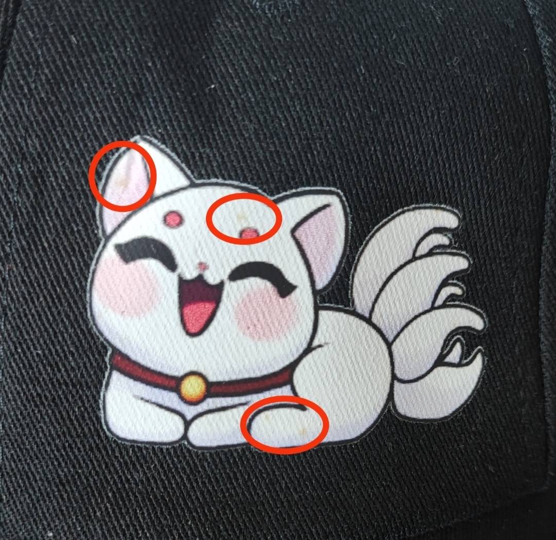 Casquette Noir Catsune Imparfaite