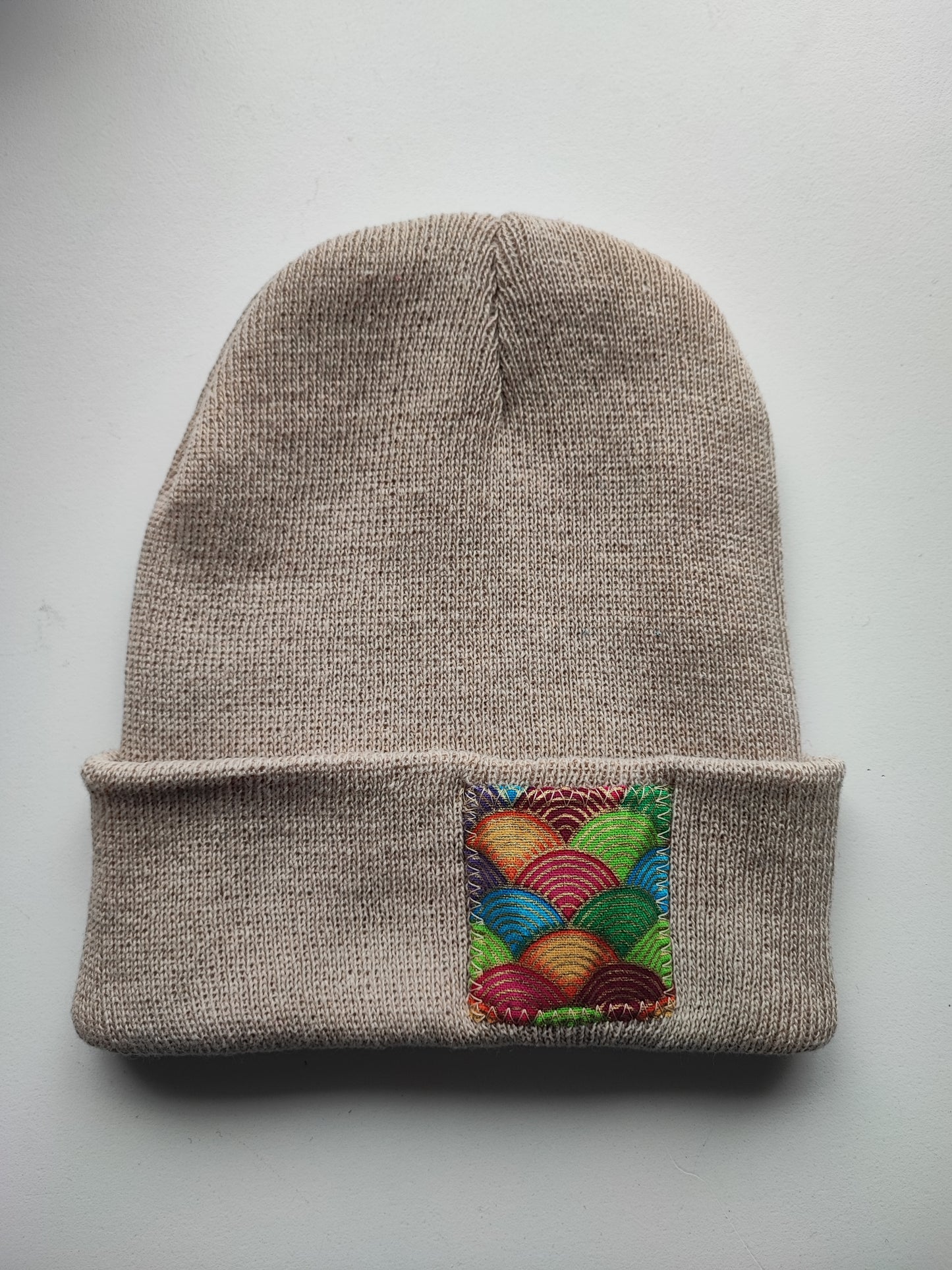 Bonnet Beige vague multicolor