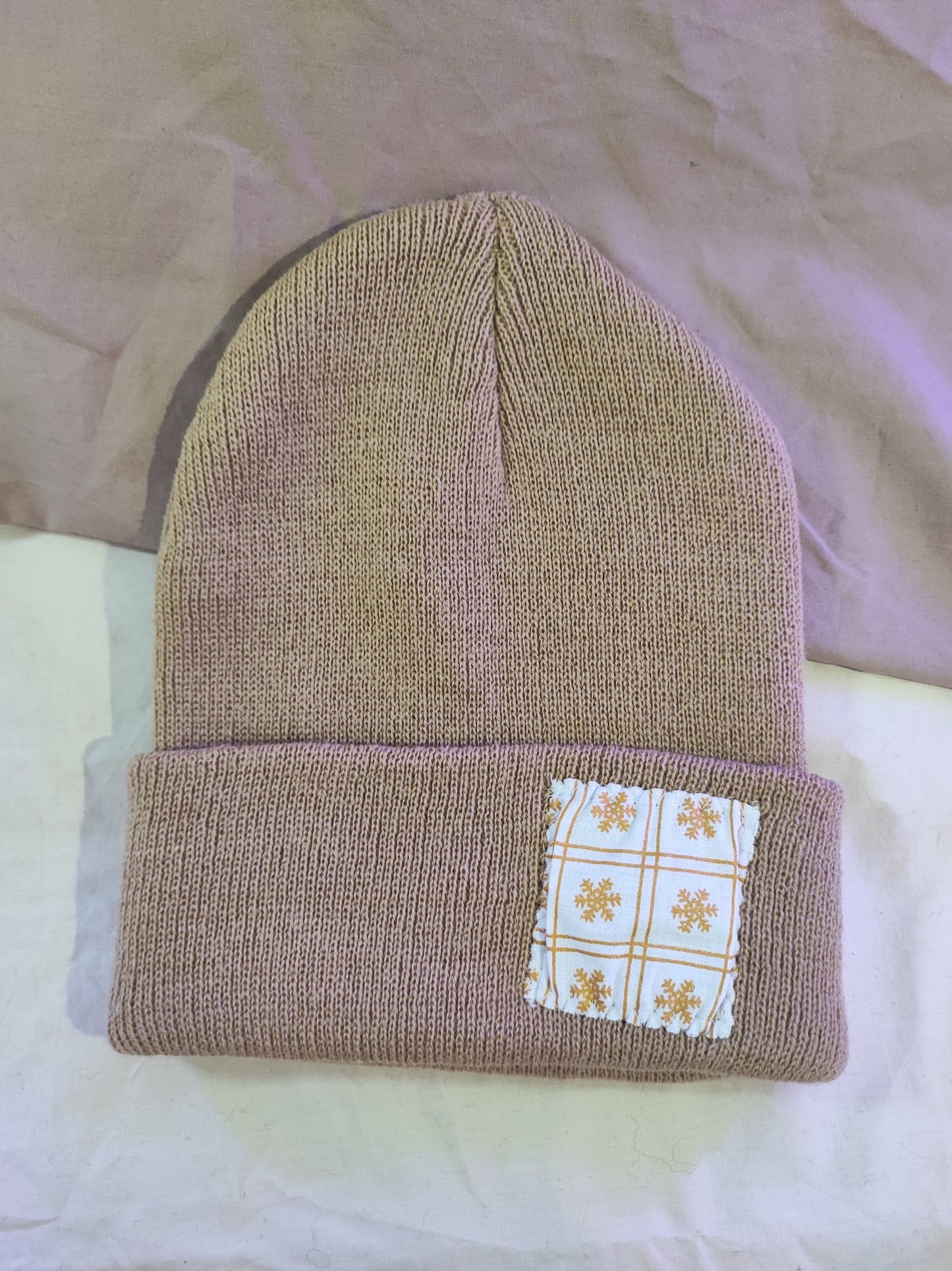 Bonnet kamel flocon d'or