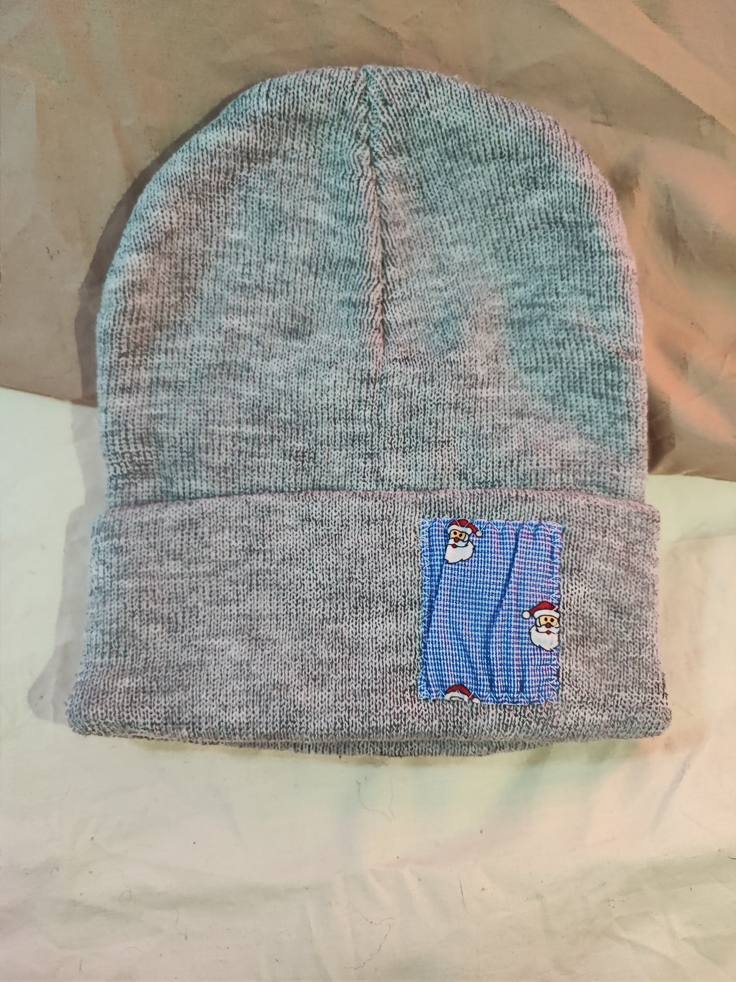 Bonnet Gris Père Noël