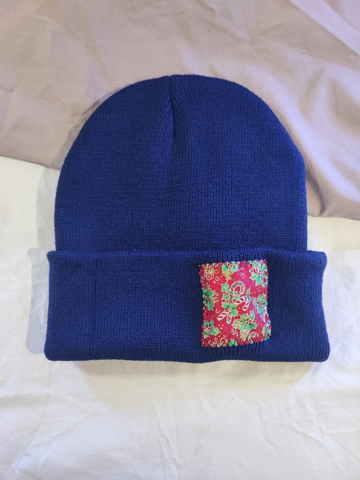 Bonnet bleu nuit sucre d'orge