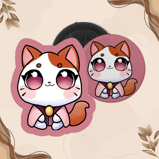 Pack Sticker + Badge Catmono