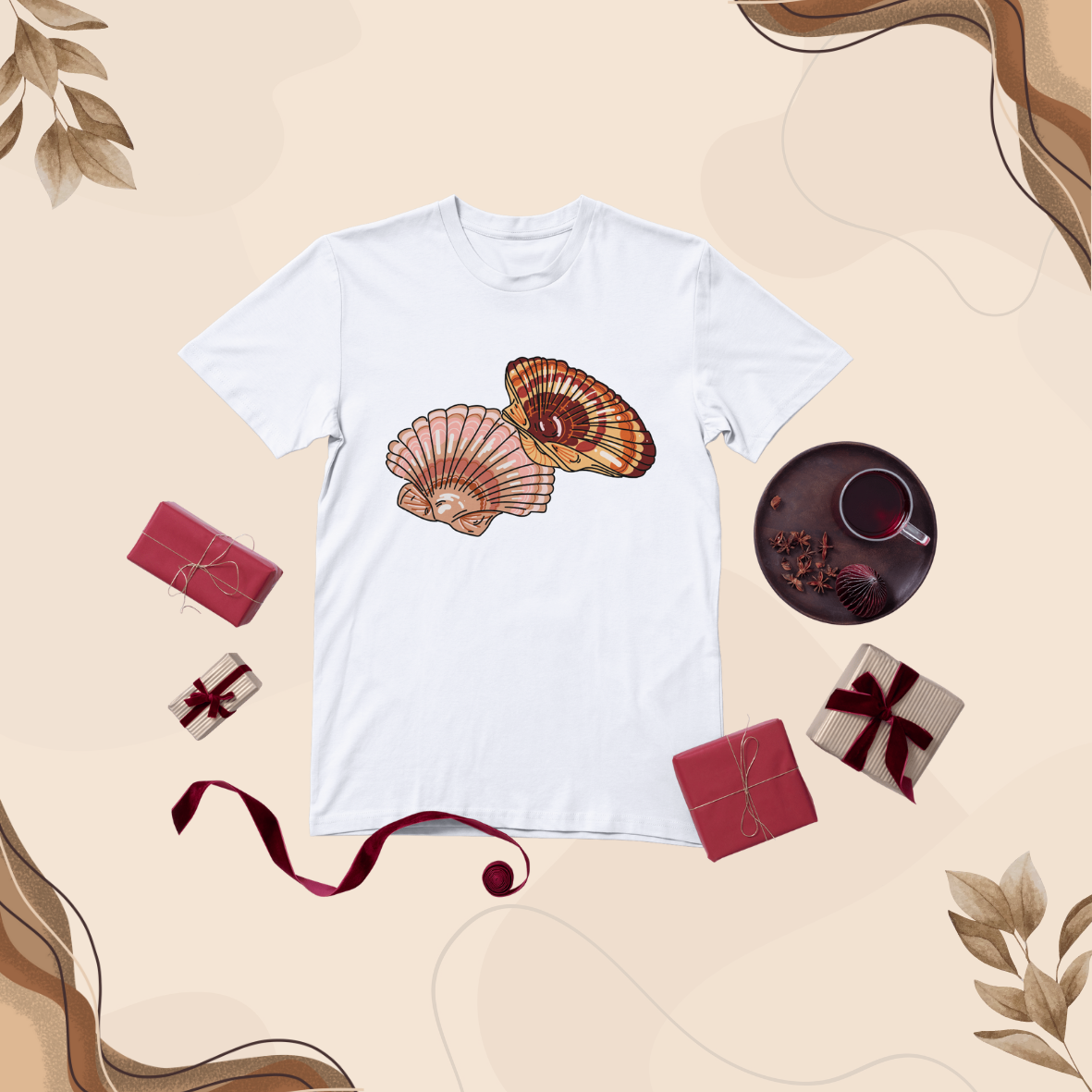 T-shirt Coquille Saint Jacques