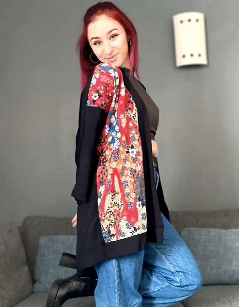 Kimono Jardin Rouge