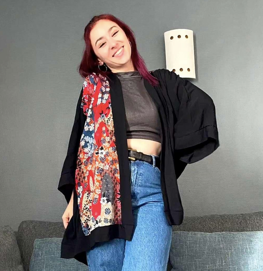 Kimono Jardin Rouge
