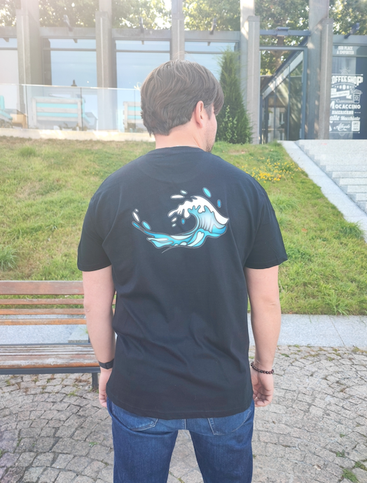 T-shirt Vague Belharra motif couleur