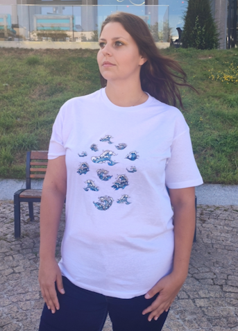 T-shirt Vague Paterne