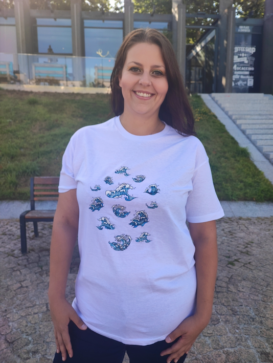 T-shirt Vague Paterne