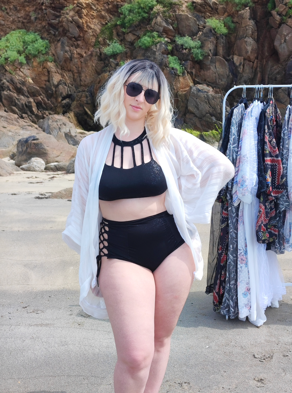 Kimono lizeret doré