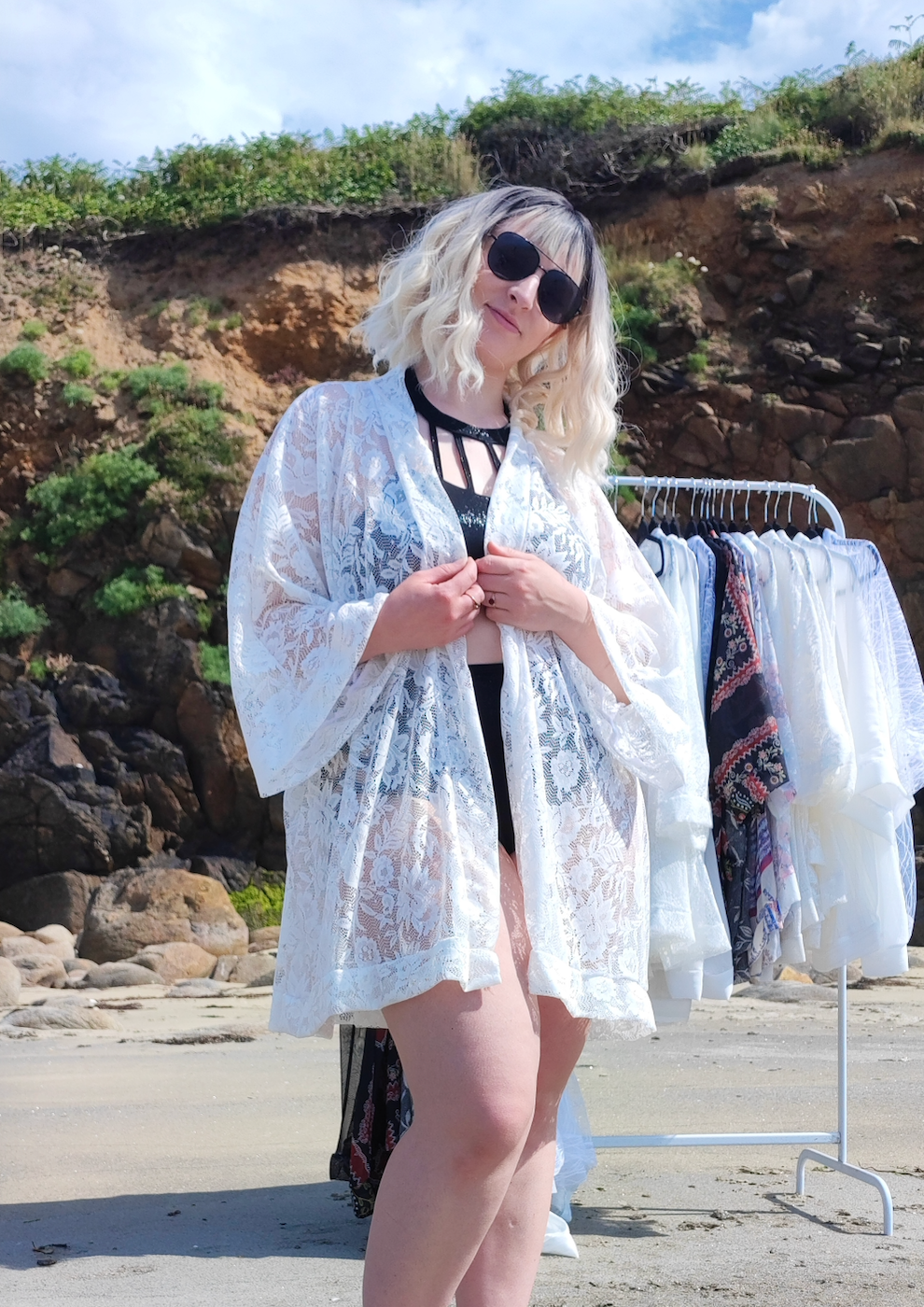 Kimono dentelle
