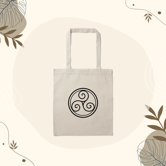 Tote Bag naturel Triskel
