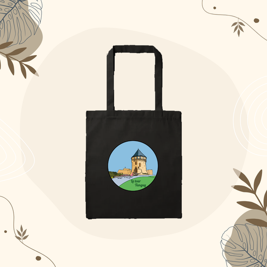 Tote Bag Noir Tour Tanguy