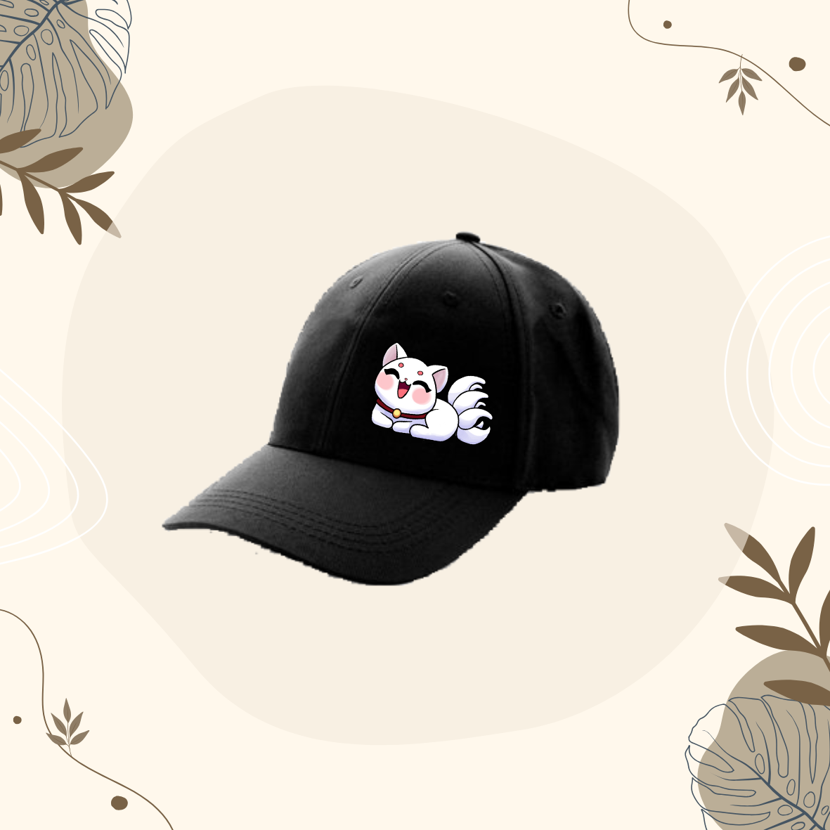 Casquette Noir Catsune Imparfaite