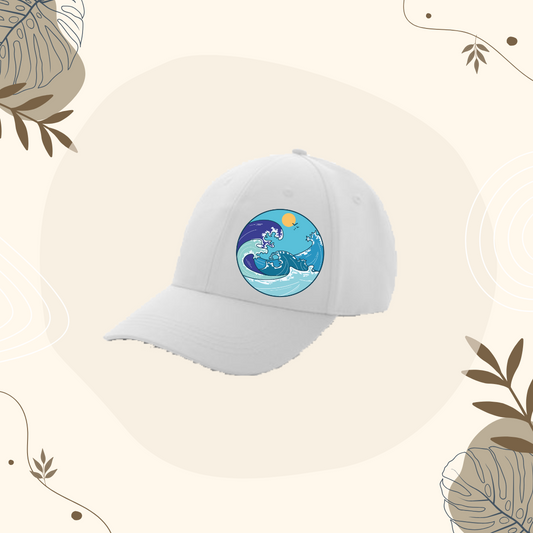 Casquette Blanche La Vague