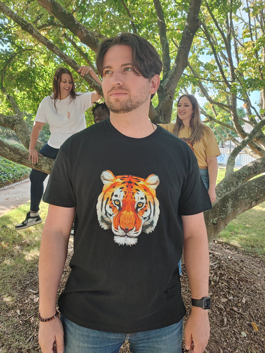 T-shirt Tigre Low Poly