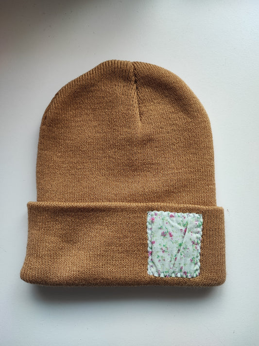 Bonnet moutarde liberty