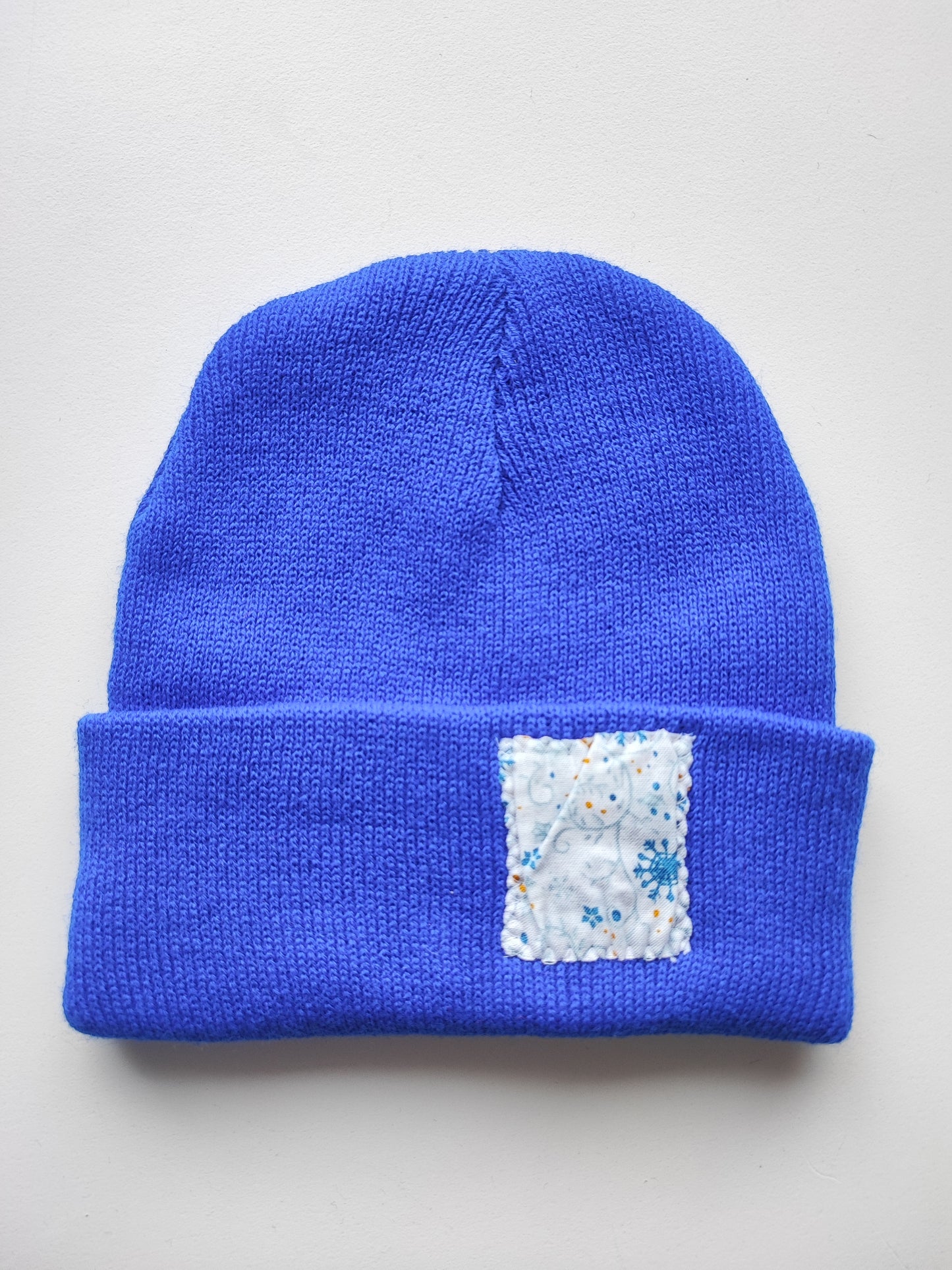 Bonnet bleu électrique Flocon