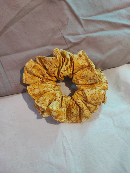 Chouchou pétale jaune