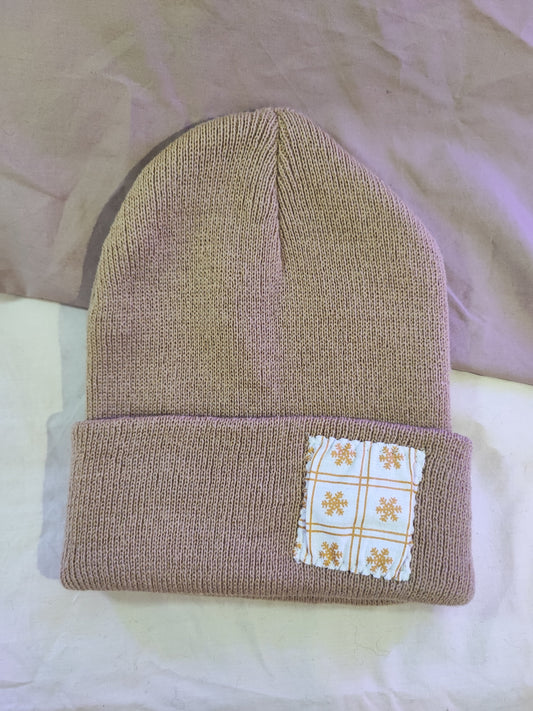 Bonnet kamel flocon d'or