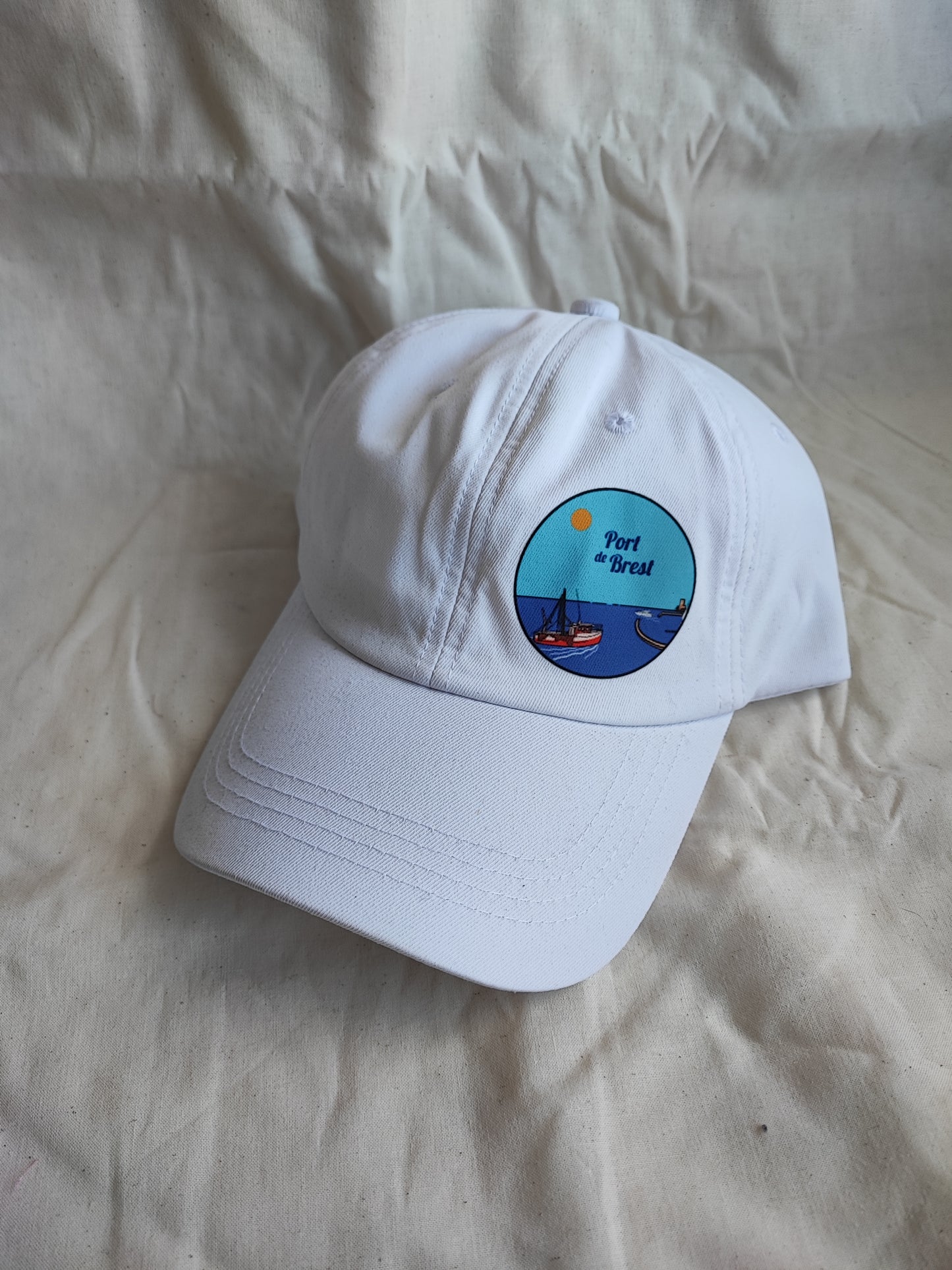 Casquette Blanche Port de Brest (souple)