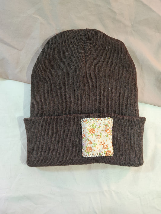 Bonnet Brain fleurs vintage