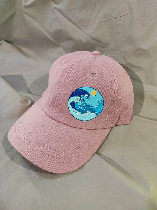Casquette Rose La Vague