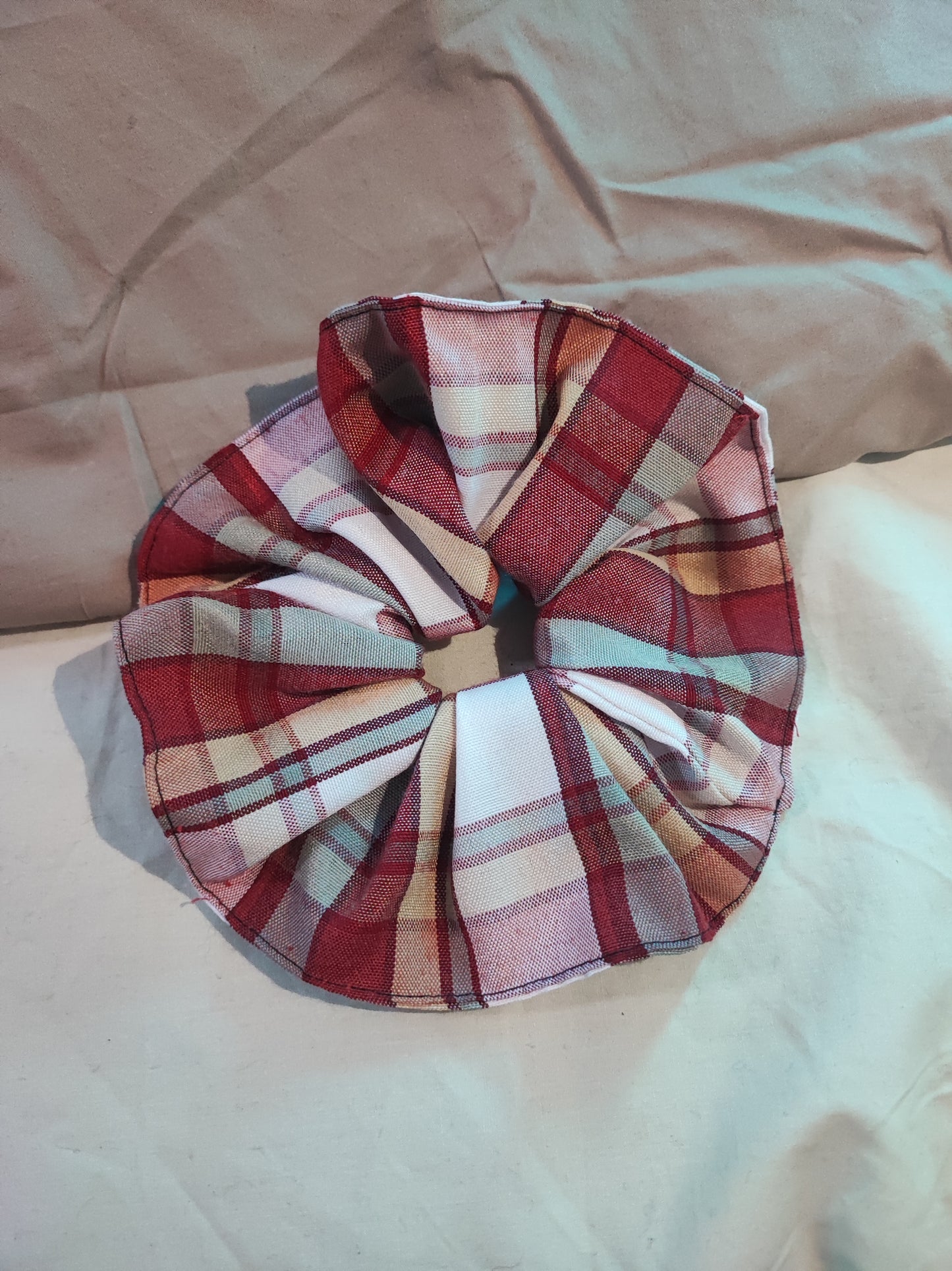 Chouchou Tartan Rouge