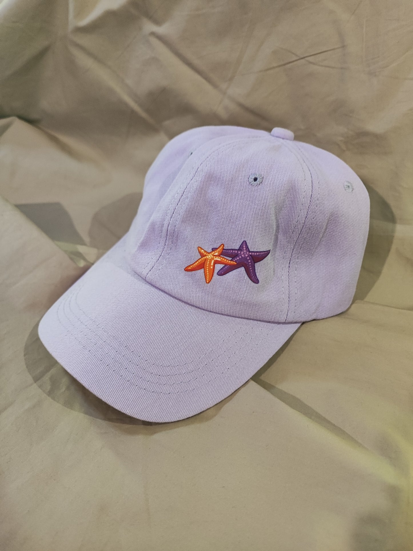 Casquette Violette Étoiles de Mer