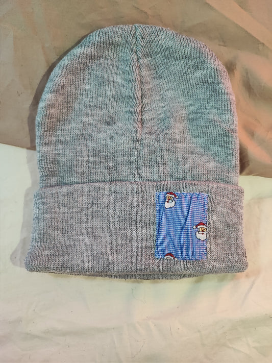 Bonnet Gris Père Noël