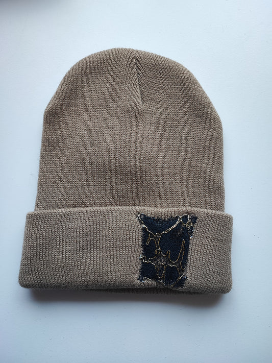 Bonnet Camel dentelle noir