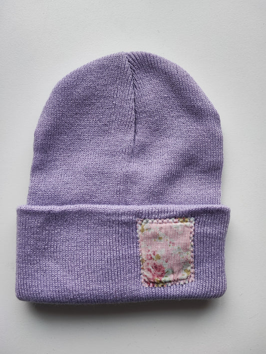 Bonnet Mauve Fleur vintage