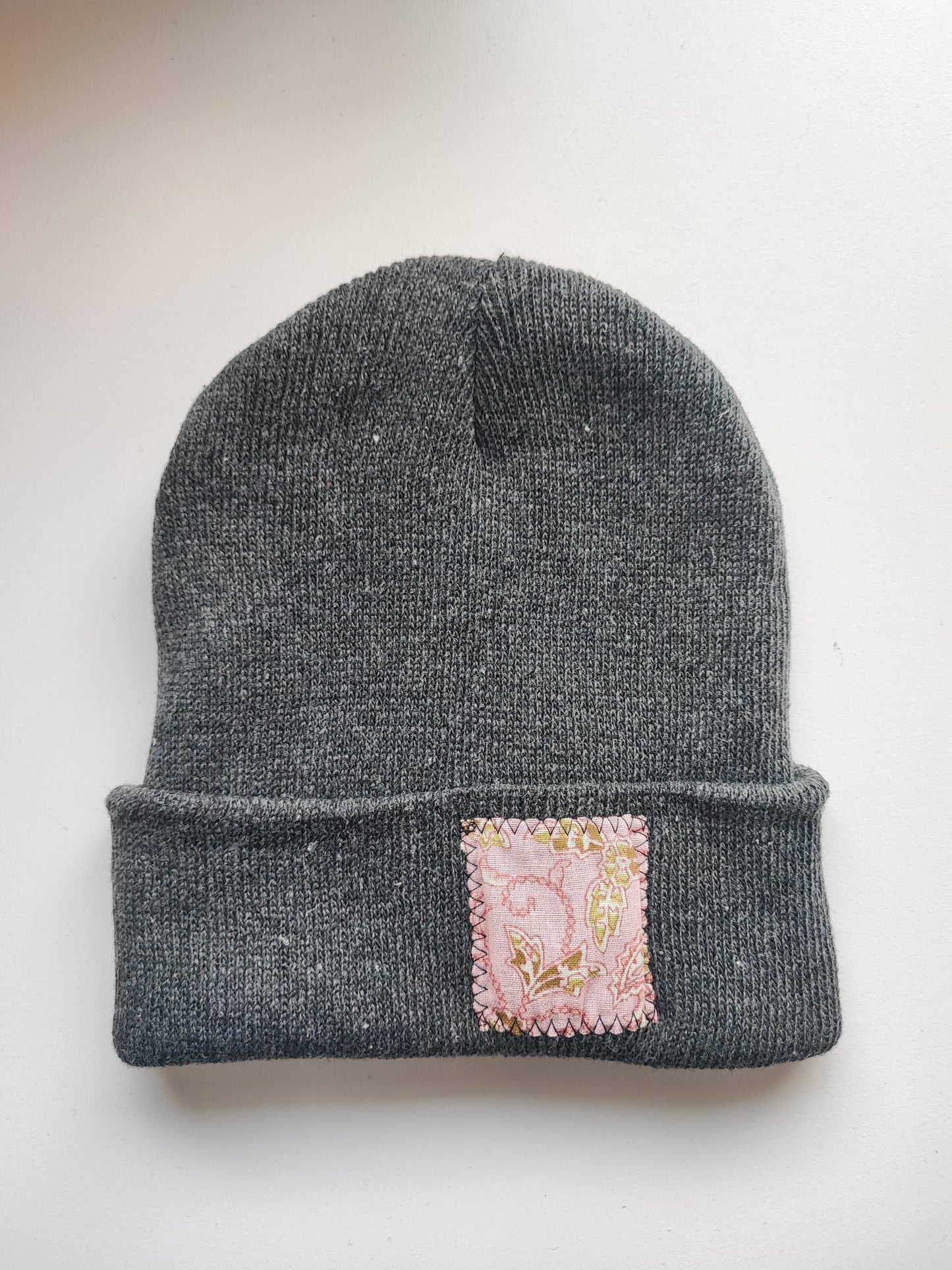 Bonnet Anthracite vieux rose