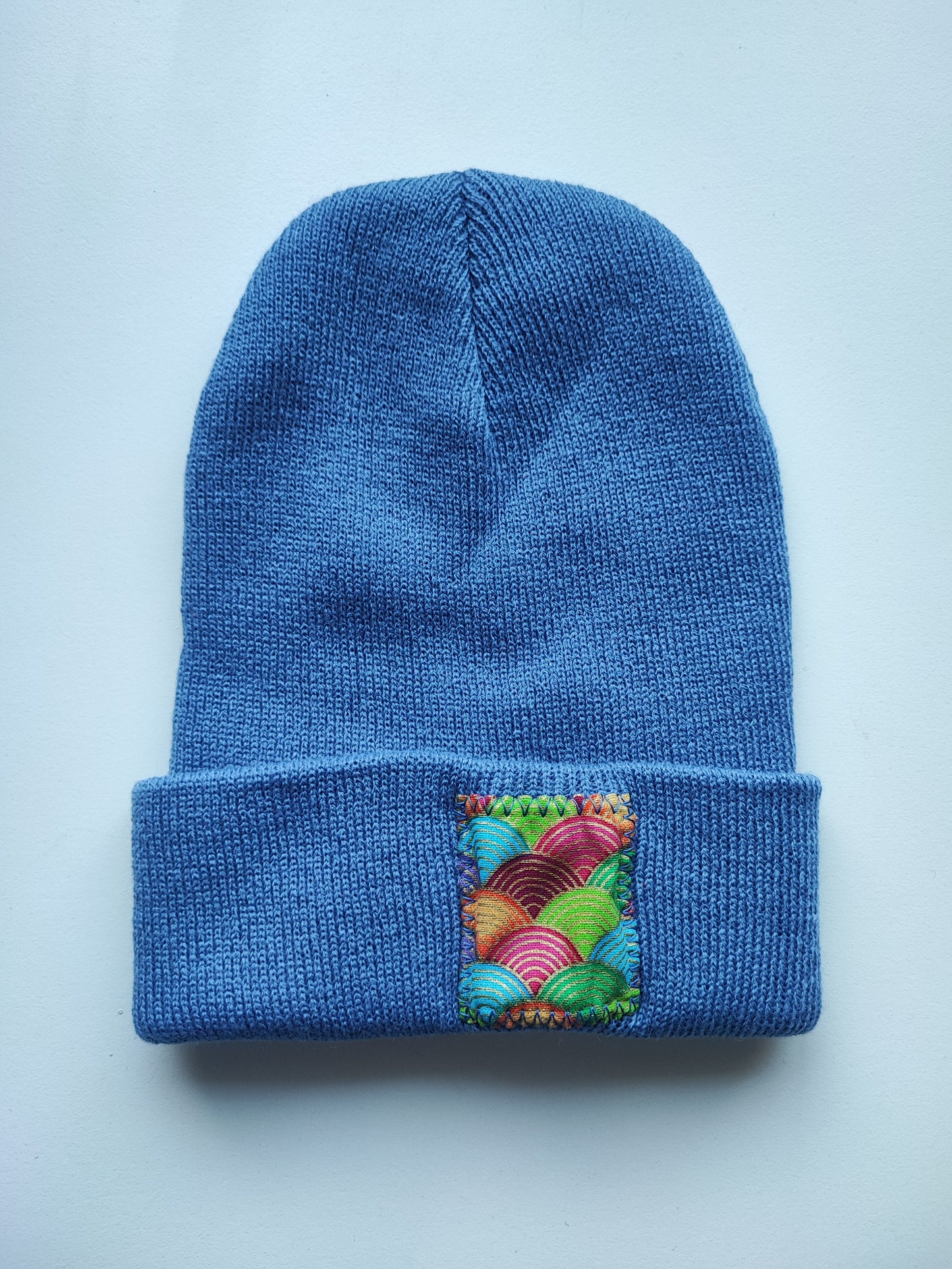 Bonnet bleu Vague multicolor