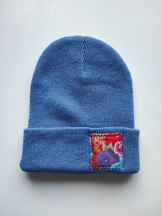 Bonnet bleu Bouquet