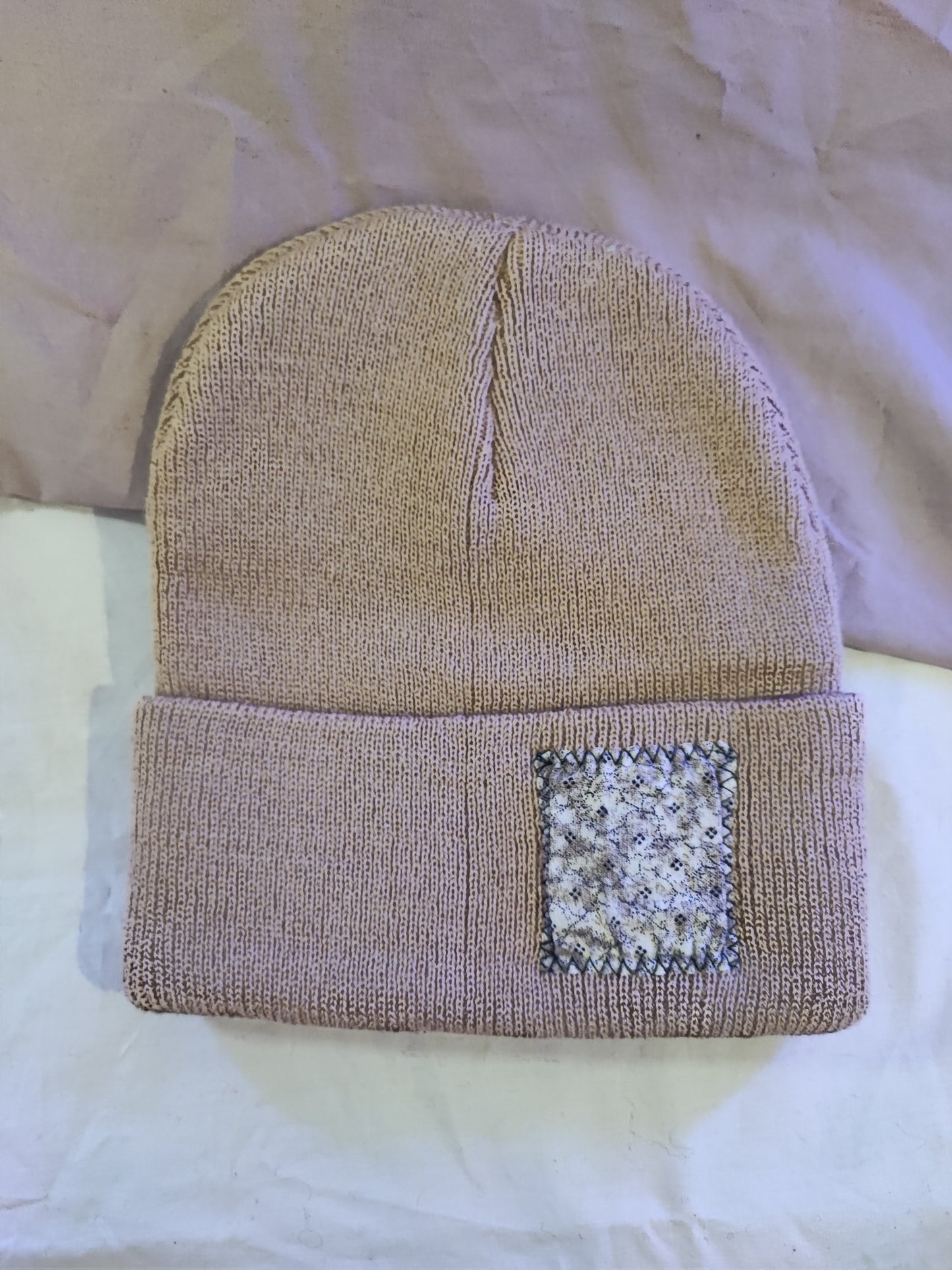 Bonnet kamel fleur de coton