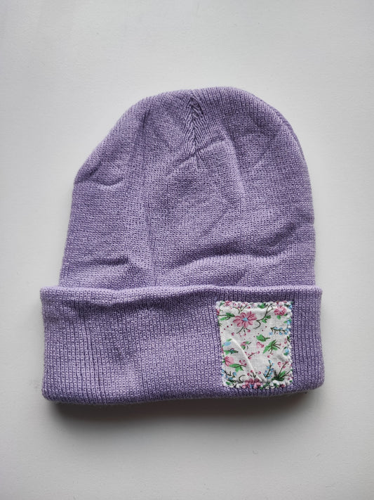Bonnet Mauve Fleur d'été Imparfait