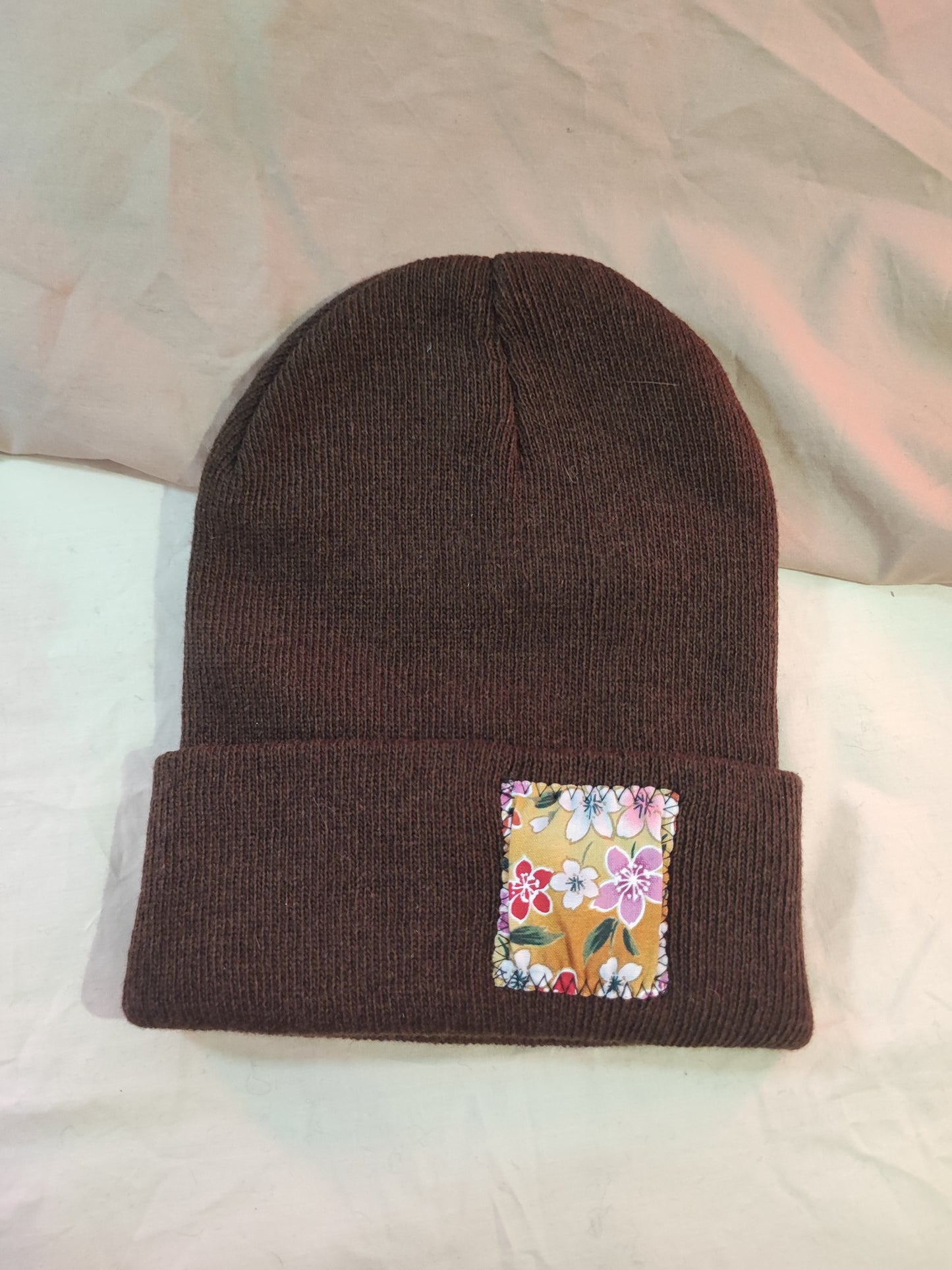 Bonnet Brain fleuri