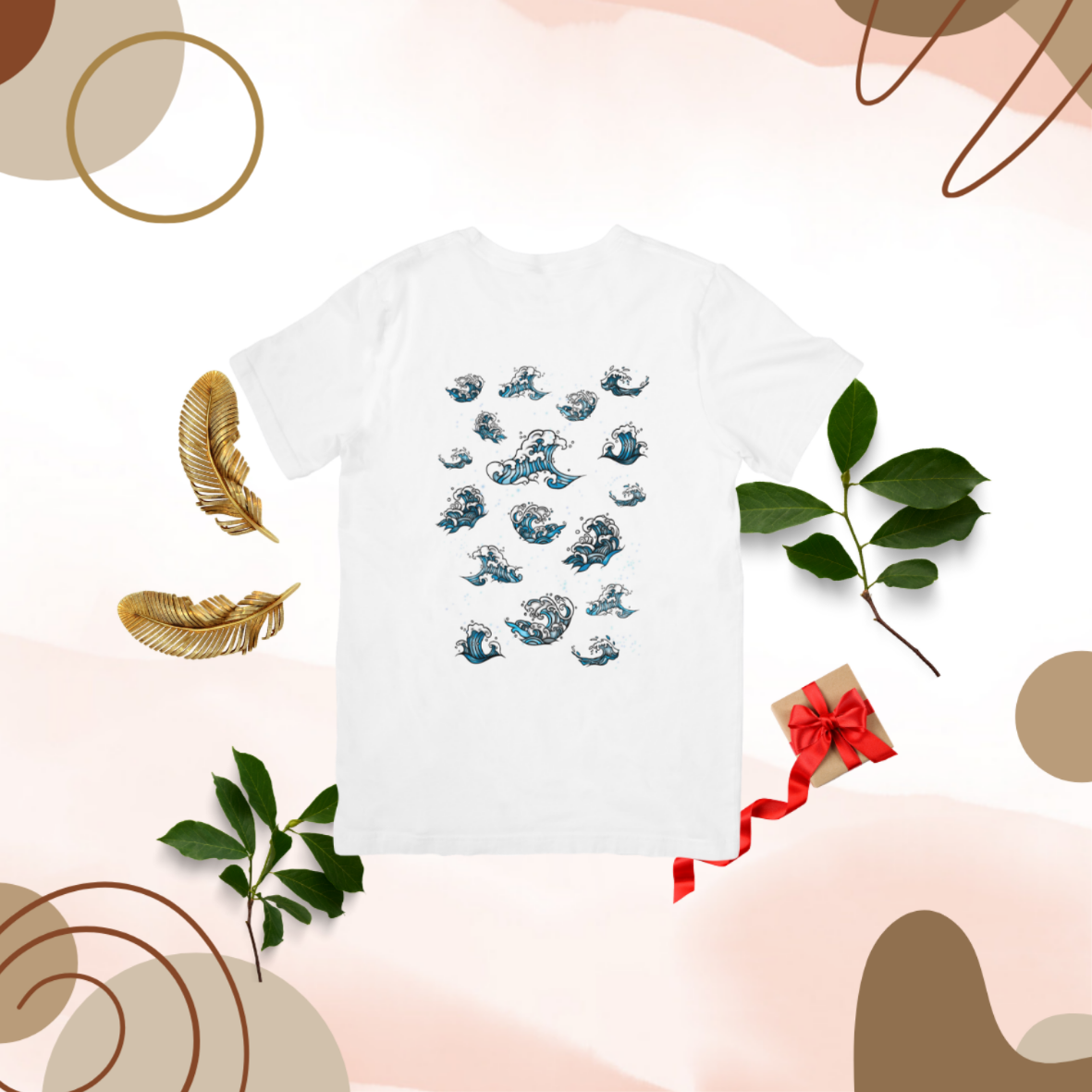T-shirt Vague Paterne