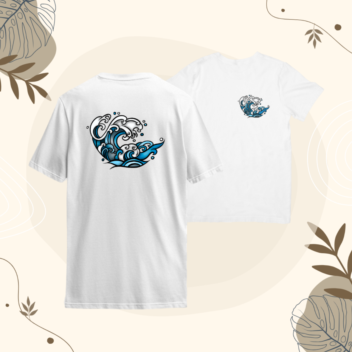 T-shirt Vague Maverick motif couleur