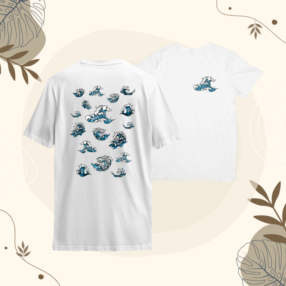 T-shirt Vague Paterne